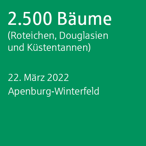 ÖSA pflanzt 2500 Bäume in Apenburg