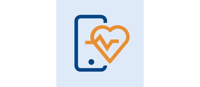 Logo der UKV mit dem Slogan „Meine Gesundheit“ und einer stilisierten Apfel-Illustration.